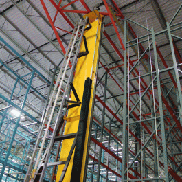 ASRS System View at Top-of-Crane