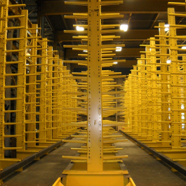 Cantilever Rack Aisle for Pipe Storage