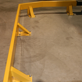 Cantilever Rack Floor Mount Guide Rail