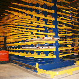 Cantilever Rack Aisle Guides Pipe Storage