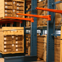Horizontal Crate Storage Cantilever Rack