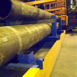 Large Pipe Storage Cantilever Guide Rail
