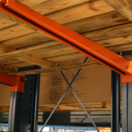 Cantilever Rack Arm View From Below