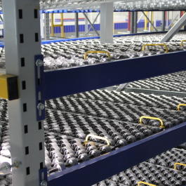 Carton Flow Lanes With Dividers