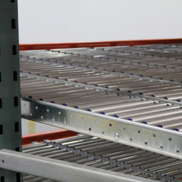 RhinoTrac Carton Flow Rack Sloped Lanes