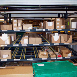 Carton Flow Pallet Racking Bay