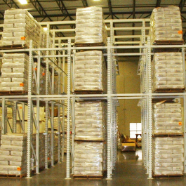 Drive-In Rack System in Distribution Center