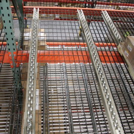 Pallet Flow Rack Top View With Box