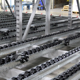 Staggered Pallet Flow for Heavy Pallet Loads or Poor Quality Pallets