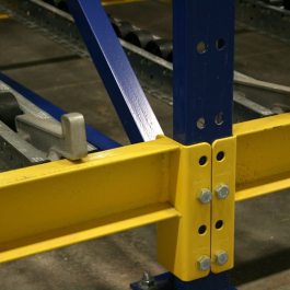 Pallet Flow Steel Brakes On Structural Rail