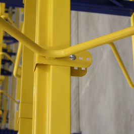 M-Divider Beam Connection To Pallet Rack