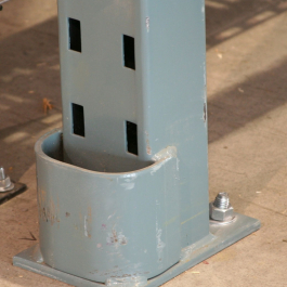 Straddle Protector Welded To Upright