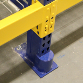 Straddle Protector With Welded Cap For Sanitation