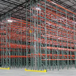 Pallet Rack With End Guard