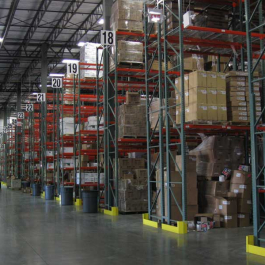 Loaded Pallet Racking In Warehouse