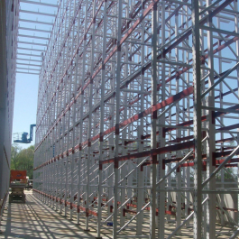 Pallet Rack Supported Building Installation