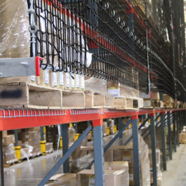 Safety Netting on T-Bolt Pallet Rack