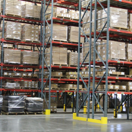 Pallet Rack Staggered Aisles For Forklift Access