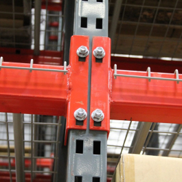 Tbolt Connector on 3×3 Pallet Rack