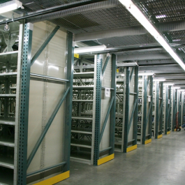 Pick Module Bin Shelving With Pallet Racking