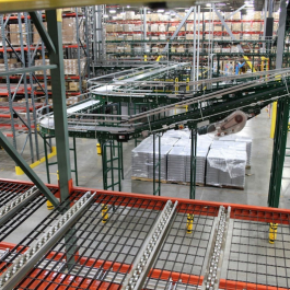 Pallet Flow Rack Shelf Level in Pick Module