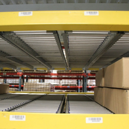 RhinoTrac Low Profile Installation at Pallet Rack Beam