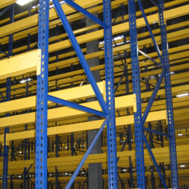 Structural Uprights with Roll-Formed Beams – Hybrid Rack