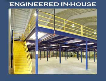 Storage Mezzanine components all ship together including stairs, handrails, decking, safety gates and additional components.