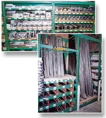 Retail Pallet Rack Fixture - Bay Utilization