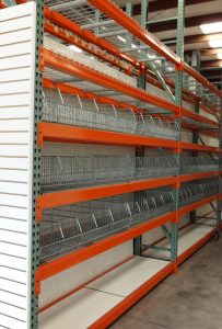 Retail Rack with Wire Basket Display1