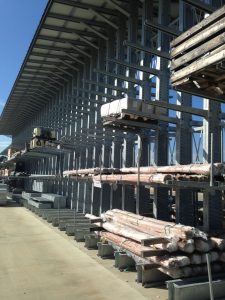 Outdoor Cantilever Lumber Storage
