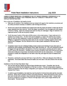 Rack Installation Instructions 7 2023 pdf