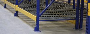 Sloped Shelf of Pallet Flow