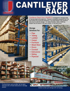 RW Cantilever Brochure