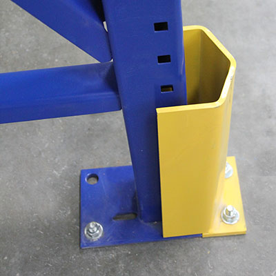 Anchored-Pallet-Rack-Column-Protector