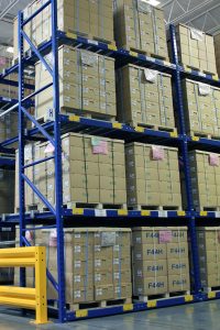 Push Back Dense Pallet Storage