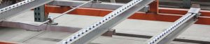 Metal Pallet Flow Stops B4