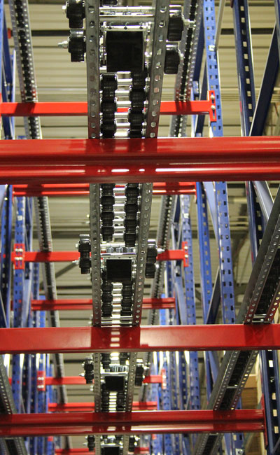 Pallet-Flow-With-Braking-System Pallet-Flow-With-Braking-System