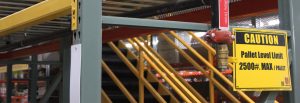 Pallet Rack Load Plaques Header