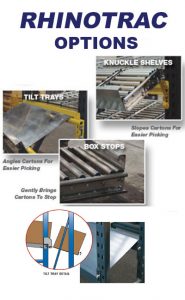Rhinotrac Carton Flow Options