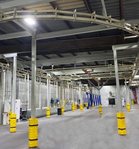 Upright Paint Line