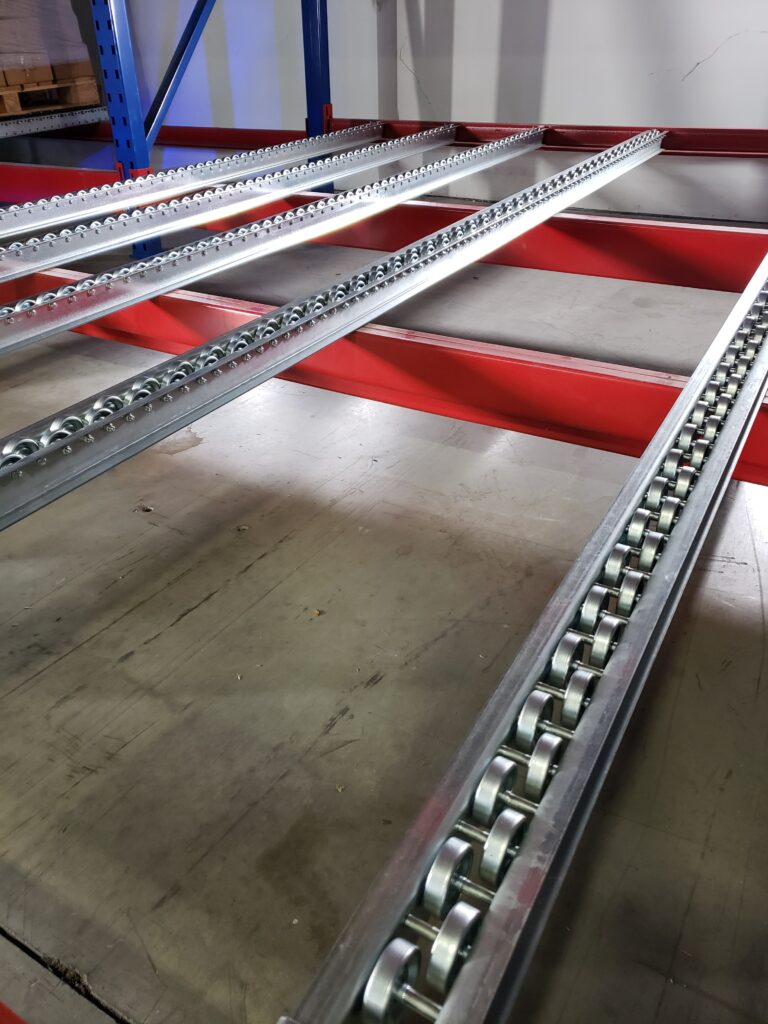 Metal Skate Wheel Pallet low - Pallet Rack and Engineered Storage Solutions